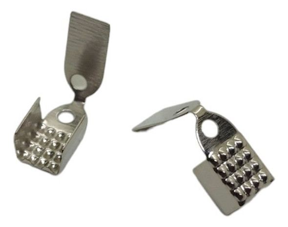 Terminal Aprieta Cordón Librito Cierre 4mm 100u Armar Bijou 0