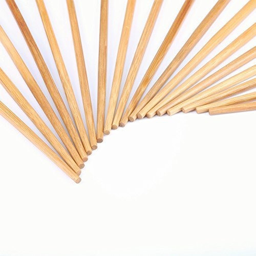 Palillos Chinos De Bambu Natural Mannice 106 Pulgadas 27cm 1