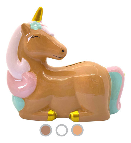 Alcanca De Unicornio Para Nias, Color Marrn Medio | Tapn De 0