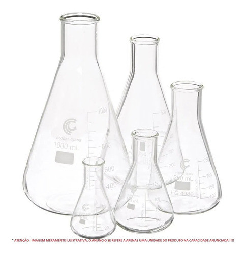 Frasco Erlenmeyer 250 Ml Boro 3.3 Gtbeg-250 1
