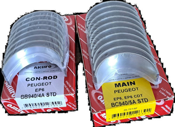 Cojinete De Biela + Bancada Peugeot 308 207gti 3008 1.6tthp 0 Cojinete De Biela + Bancada Peugeot 308 207gti 3008 1.6tthp 0