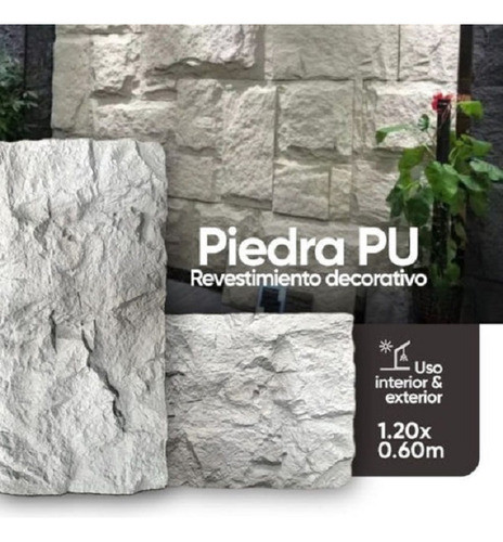 Revestimiento Pared Exterior /interior Símil Piedra Pu 1