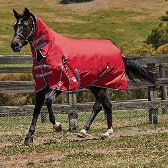 Manta Impermeable Para Caballo - Talla 60 Roja. 1