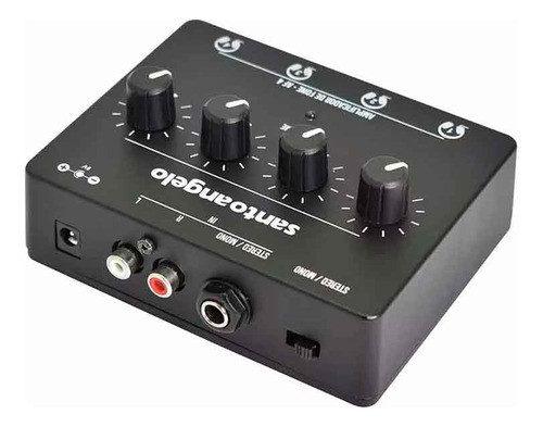 Amplificador Para Fone De Ouvido Af4 Preto - Santo Angelo 0