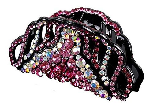 Suoirblss Mujeres Dama Exquisito Cristal Pinzas Para El Cabe 0