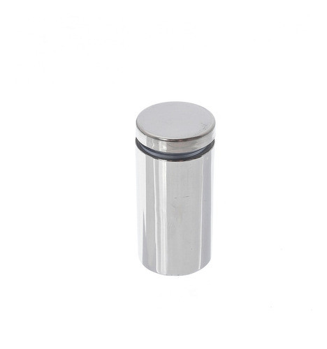 Prolongador Inox Escovado Suporte Vidros Madeira 25x50mm 4un 1