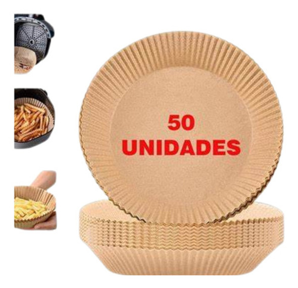 Kit Forma De Air Fryer Descartável 50 Unidades 0