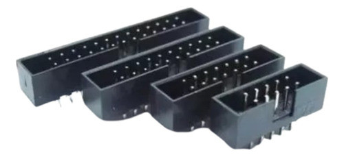 10 Peças - Conector Box Header Ds1013- 50p 180º Pci 0