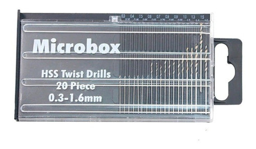 Mechas Presicion Para Minitorno X 20 Pz - 0.3 A 1,6 Mm  S. 1