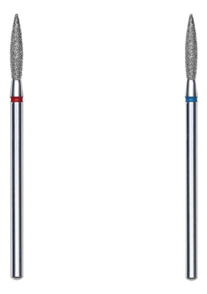 Broca Diamantada Chama Vermelha 1,6mm + Chama Azul 1,6mm 0