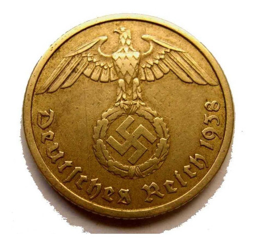 Ww2 Alemania Antigua 10 Reichspfennig Muy Bien Vea Las Fotos 1