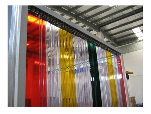 Banda Pvc Cortinas Frigoríficas Sanitari 10 Mts 200x2 Azul 0