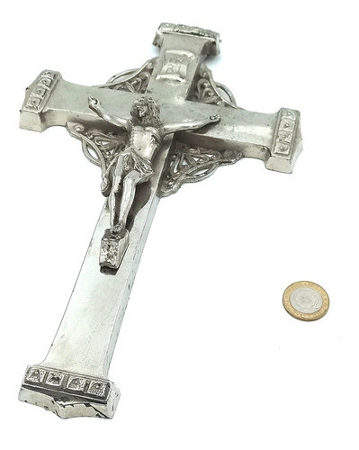 Cruz Crucifijo Catolico Antiguo (29 Cm) M1 - Religion 0