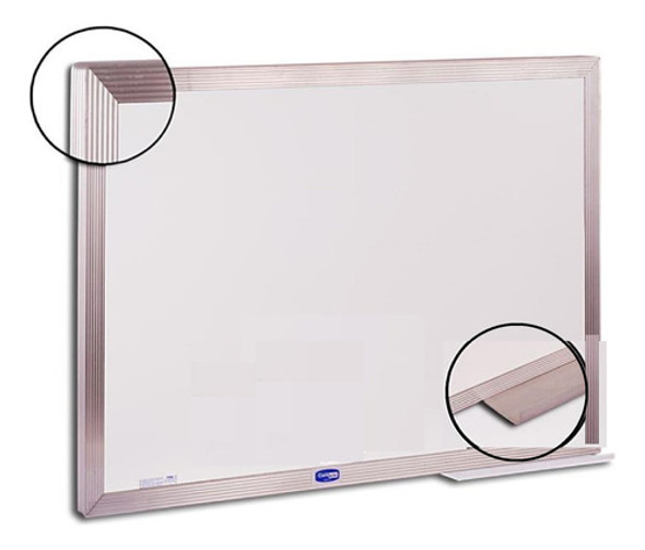 Quadro Branco Moldura Aluminio 200x120 Lousa Grande 2m 0