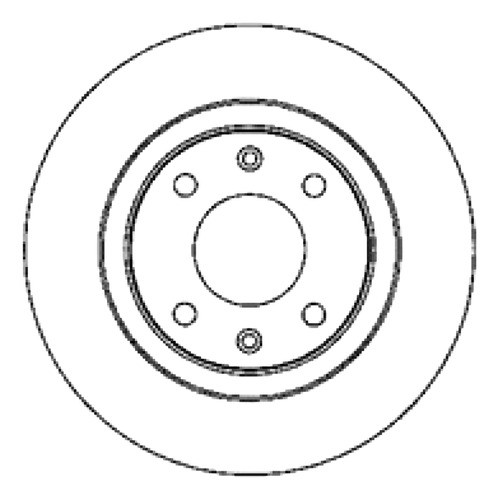 Disco Freno Delantero (266mm) Foton Midi 0