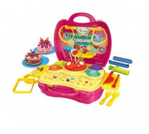 Juego De Masas En Valija Fabrica De Dulces 41 Piezas 0