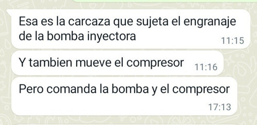 Engranaje De Comando A Bomba Inyectora Y Compresor Fiat/682n 1
