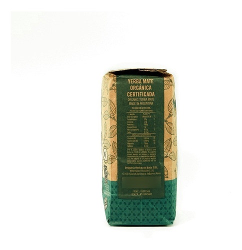 Yerba Mate Organica Hierbas Del Oasis X500g Certificada 1