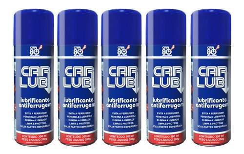 5 Desengripante Carlub Lubrificante Antiferrugem Car80 0