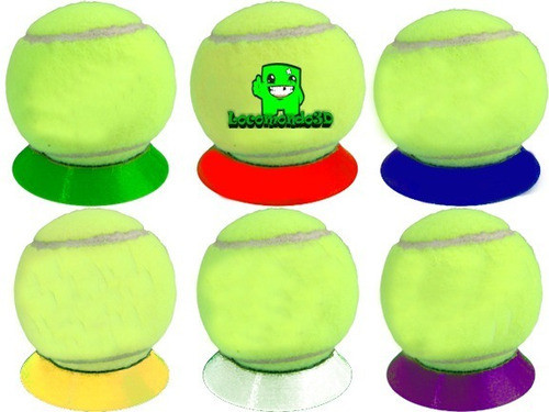Stand Soporte Pelota De Tenis Varios Colores X 2 1