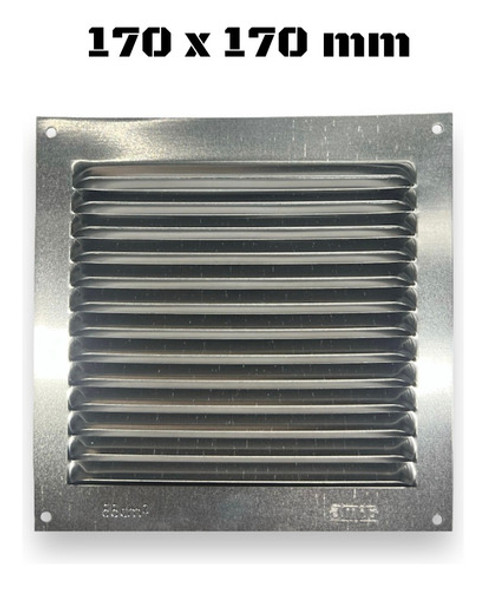 Rejilla Ventilación En Aluminio 170x170 Mm - Orig Español 0