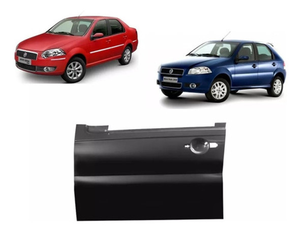Panel Puerta Delantero Fiat Palio Siena Fase 3 / 4 Izquierdo 0