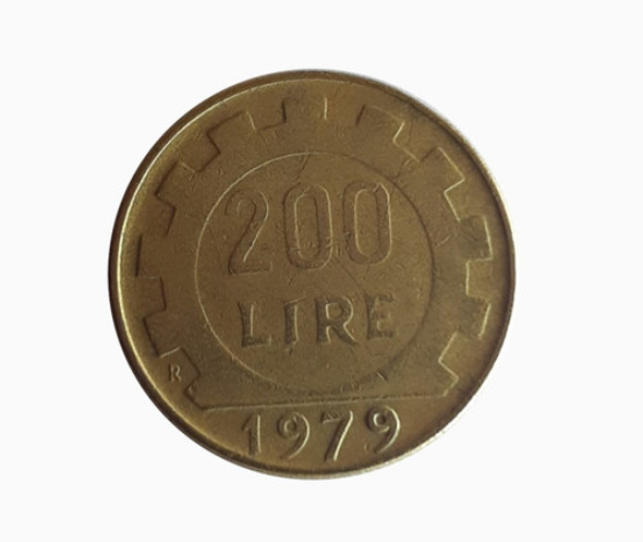 Moneda Italiana 1979 200 Liras 1 Moneda Italiana 1979 200 Liras 1