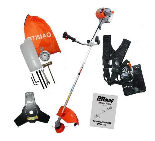Desmalezadora 52cc Motoguadaña + Cuchilla + Tanza + Arnés 1