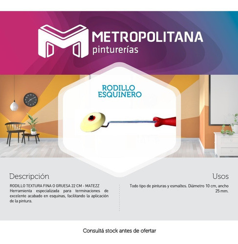 Rodillo De Espuma Esquinero Para Recortes Y Bordes | Matezz 1