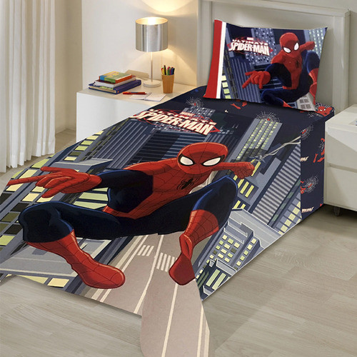 Juego De Sabanas Spiderman 1 Plaza 0