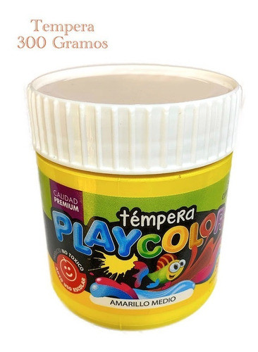 Tempera Playcolor Pote De 300 Gramos X 12 Potes Surt 0