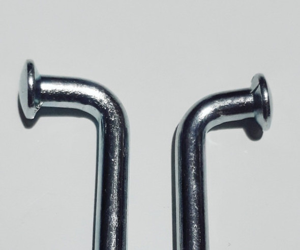 Rayos 125 Mm X 4 Mm X 36 Unidades C/niples Cromados 1