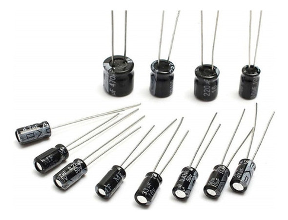 300 Capacitores Electrolitico 100uf X 50v 105° 0 300 Capacitores Electrolitico 100uf X 50v 105° 0