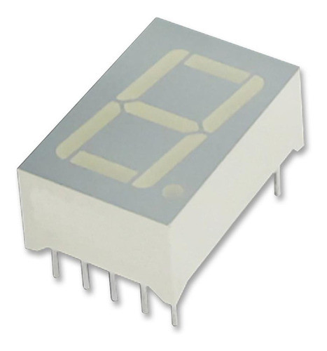 Lote X 3; Display Led 7-seg 0.56  Anodo Comun Amarillo Ambar 0