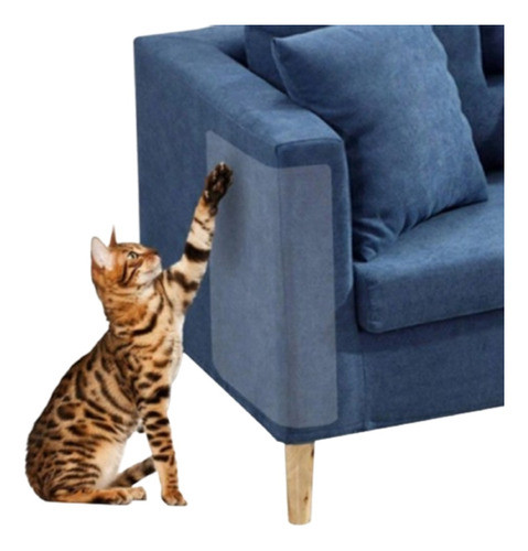 Sofá Protetor Gato Anti-arranhões Adesivo Tam. 100 X 20 Cm. 0
