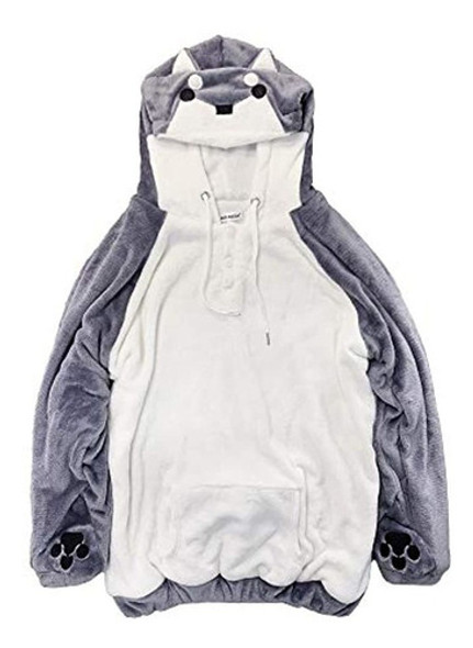 Coriresha Cute Coral Celvet Long Sleeve Shiba Inu Dog Home W 0