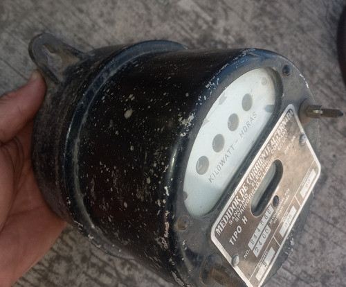 Antiguo Medidor De Corriente Alterna Sangamo Eeuu 1