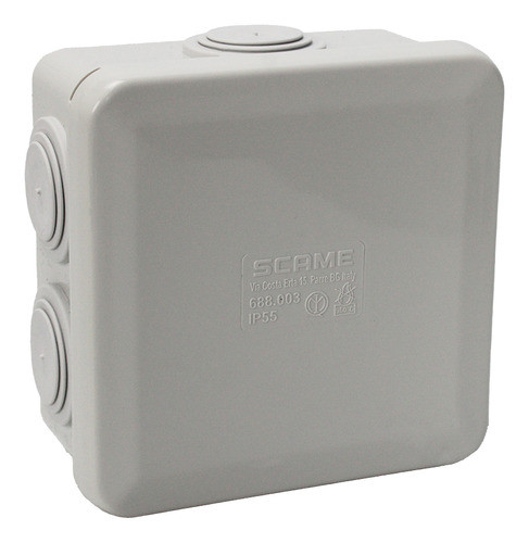 Caixas De Derivação Scame Para Cftv Com 7 Furos 4 Unidades 1