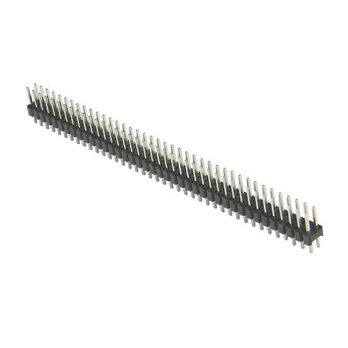 50 Peças -  Barra De Pinos 2x40x11,2 180 Graus 2.54 Mm 0