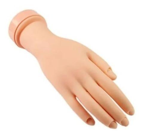 Mão De Treino Manicure Silicone Unhas Gel 1
