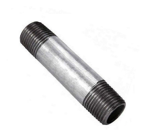 Niple Hierro Galvanizado 4 Pulgadas X 20 Cm Roscado 0