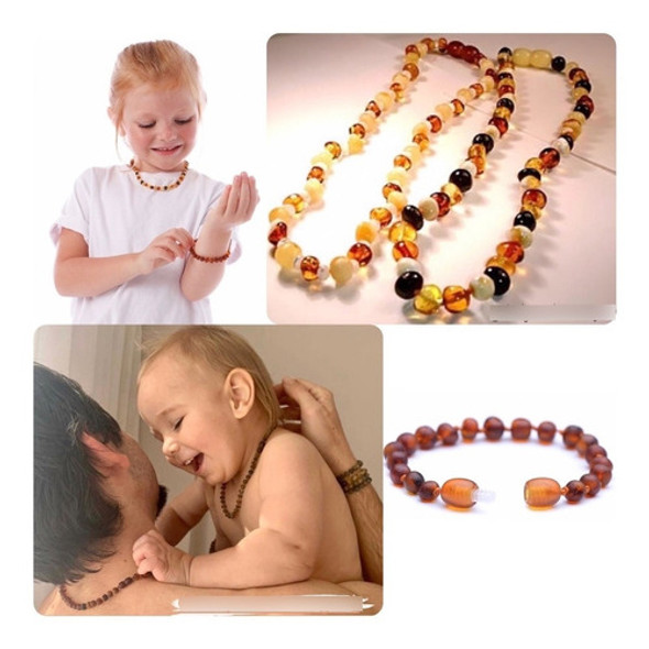 Collar De Ámbar Báltico Para La Dentición Baby Ámbar Uruguay 1