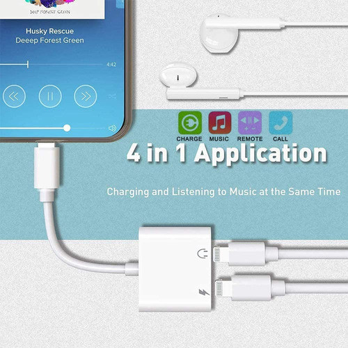 Adaptadores De Auriculares Apple 4 En 1 Paquete De 2 Ews 1