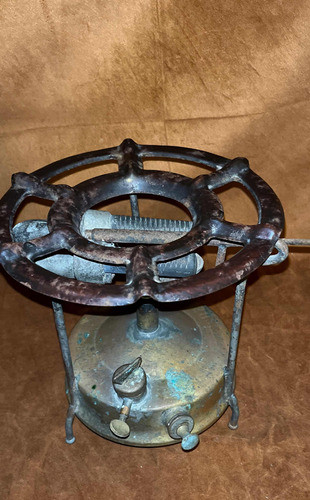 Anafe Cocinilla Bronce Tipo Primus Made In England Antigua 0