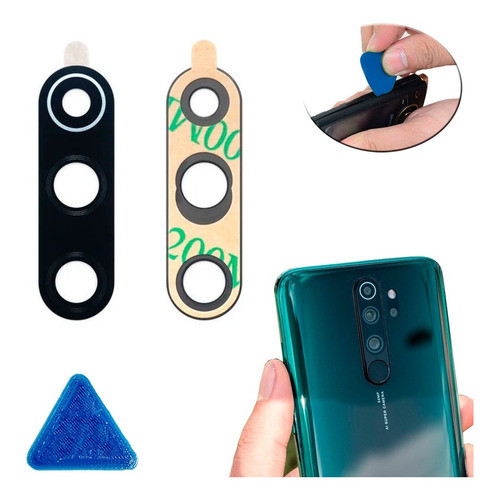 Vidrio De Cámara Trasera Compatible Con Xiaomi Note 8 Pro 0