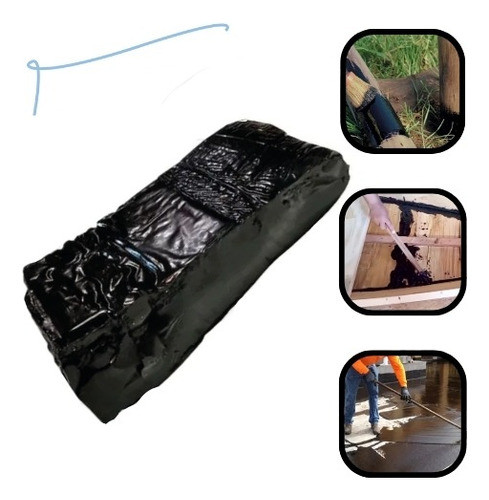 Betume Piche Pixe Asfalto Pedra Veda Laje Embarcação 3kg 0