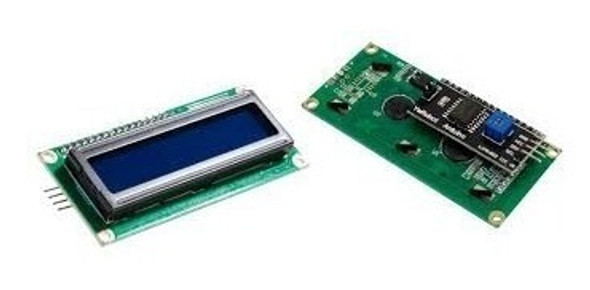 Display Lcd 1602 Hd44780 Backlight Azul 16x2 C/ I2c Itytarg 0