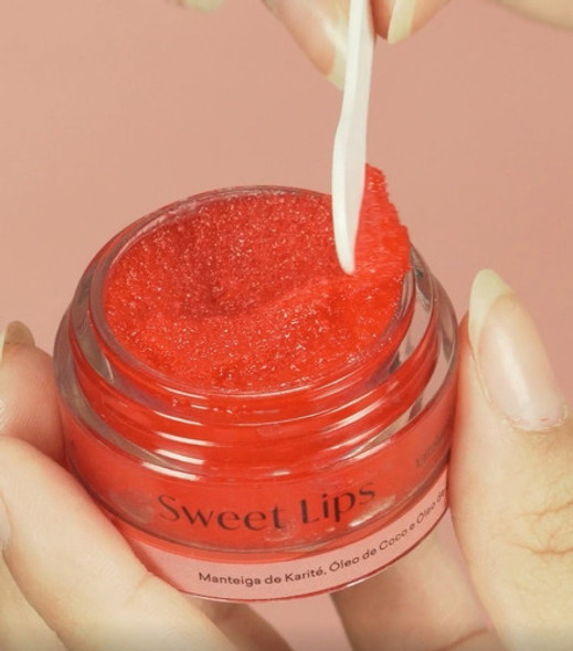 Tulipia - Sweet Lips Esfoliação Labial Cereja 1 Tulipia - Sweet Lips Esfoliação Labial Cereja 1