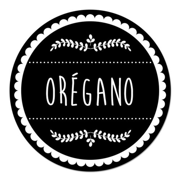 Etiquetas Imprimibles Especias Y Condimentos Círculares 5cm 0