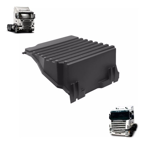 Tampa Caixa De Bateria Para Scania Série 4 / 5 Pgr - 1460674 0